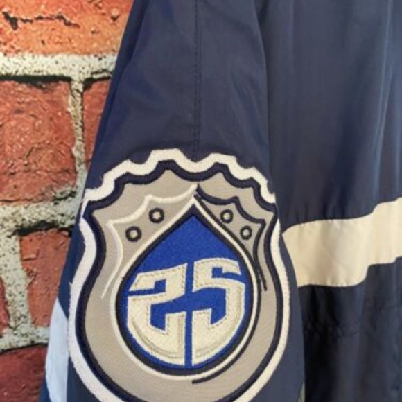 RARE Oilers Jacket Men XL Gear Oil Drop Logo Fireball CCM Windbreaker MacFarlane - Picture 4 of 12